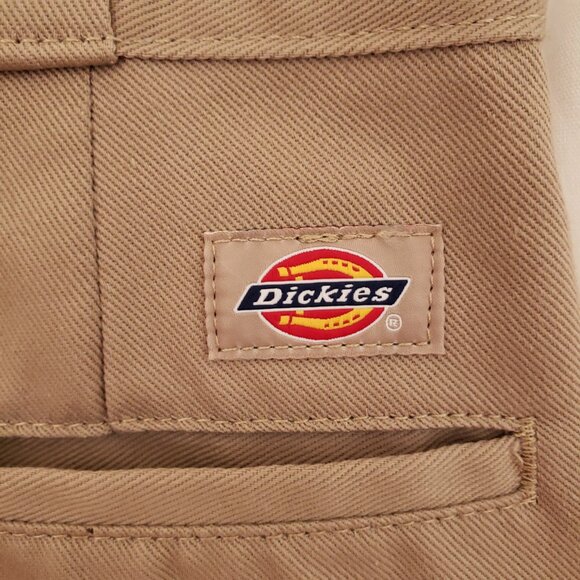 Dickies 874 Original Fit Flex Khaki Beige Straight Pants Size 34x32 - Picture 14 of 16
